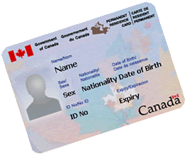 canada PR card